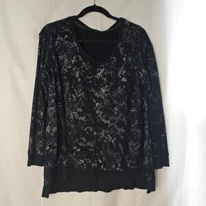 Jane+ Delancey Long Sleeve Crewneck  Sweashirt size Midium